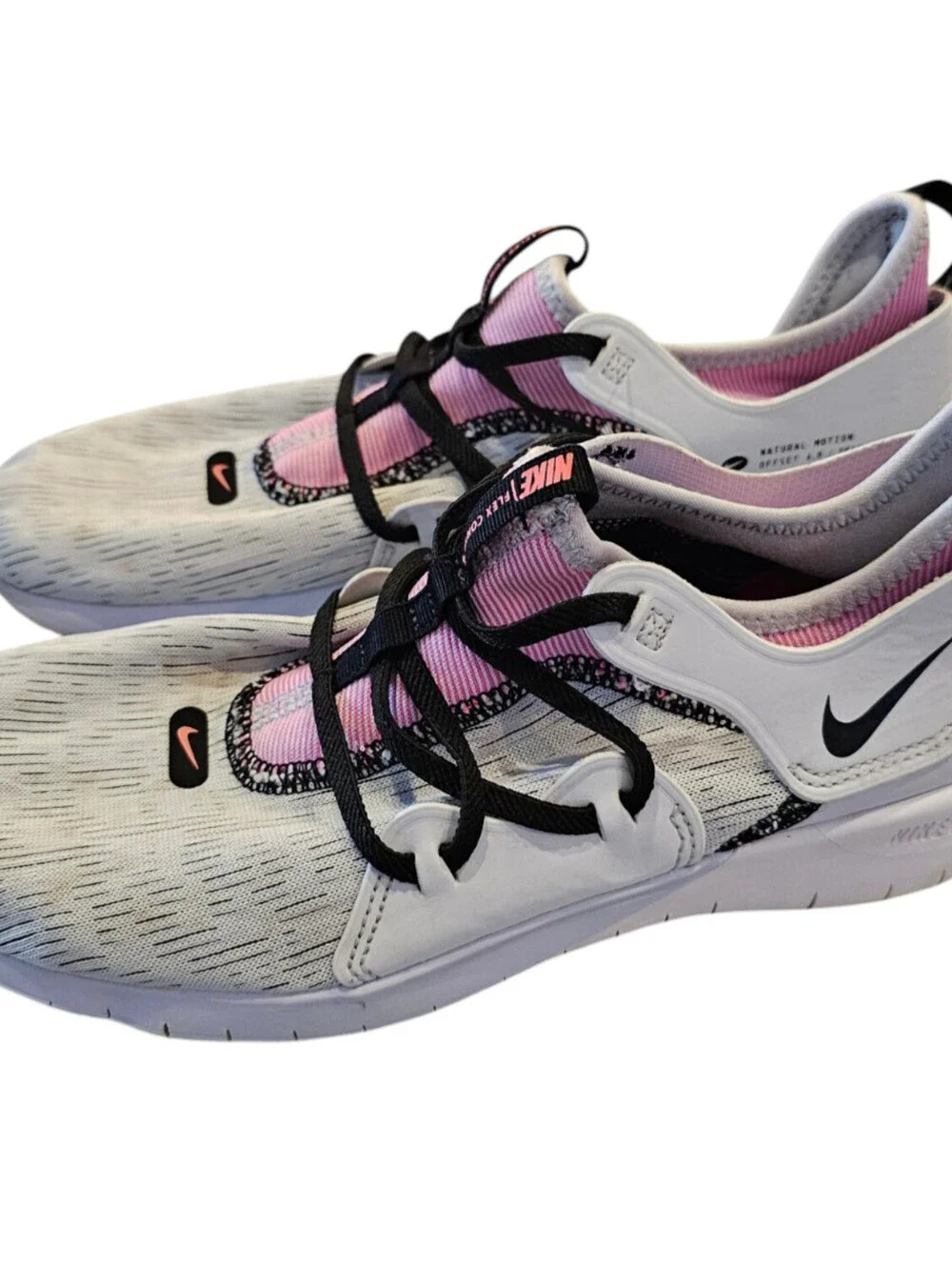 Nike Shoes Womens 7 Flex Contact 3 Half Blue Pink Running Sneakers AQ7488-400